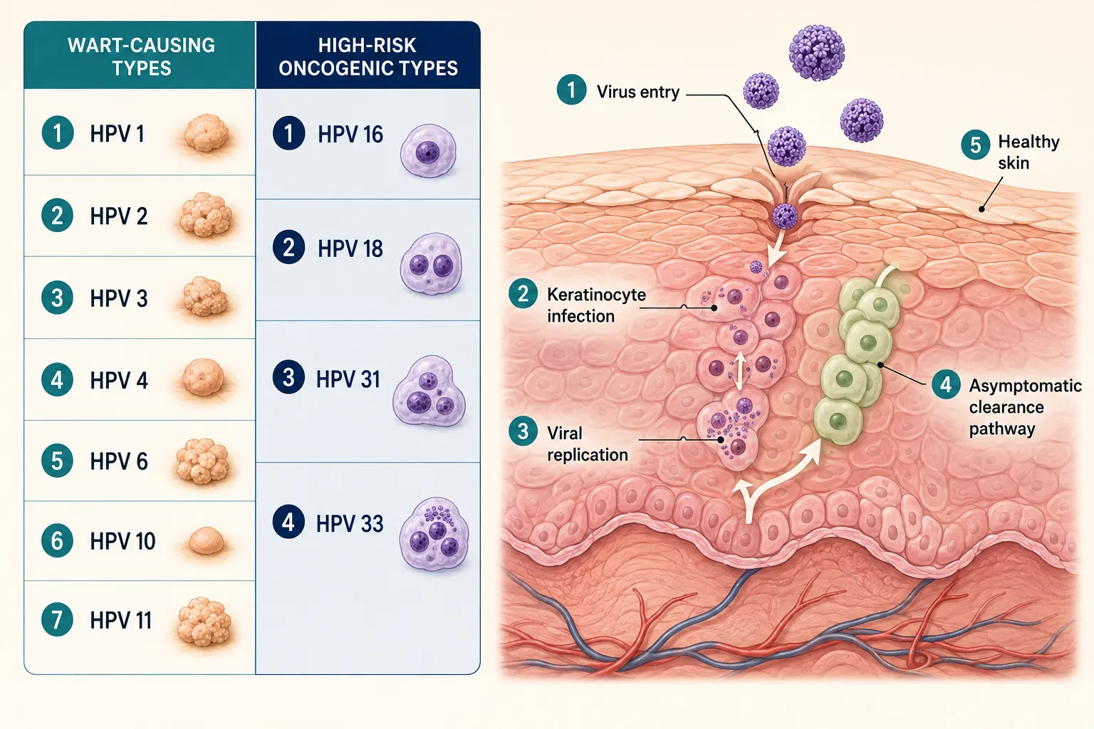 Are All Warts HPV? Yes, But Not All HPV Causes Warts