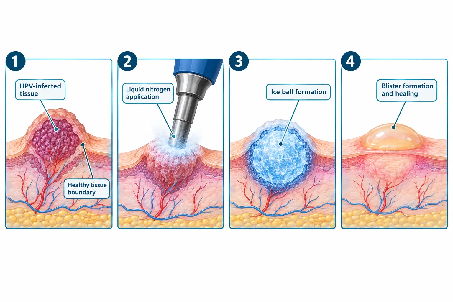 How Cryotherapy Works Against HPV-Related Tissue