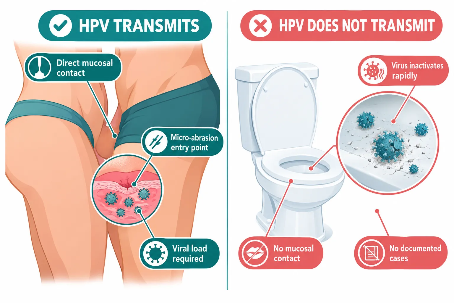 How HPV Actually Spreads