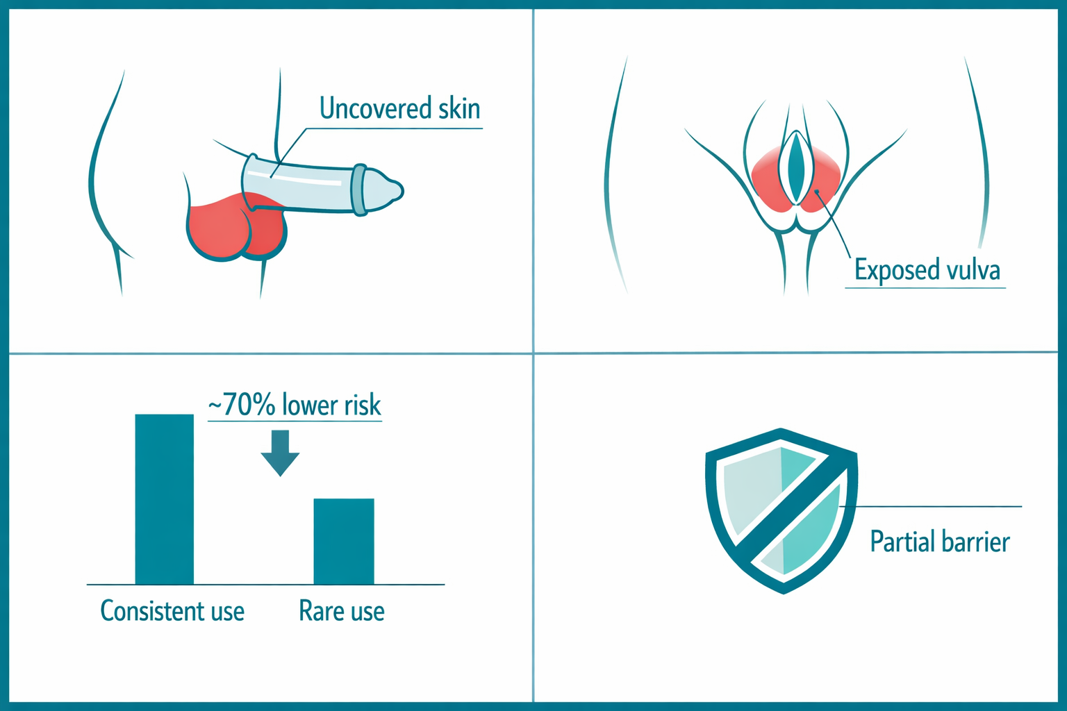 How HPV Actually Spreads, and Why Condoms Can't Cover Everything