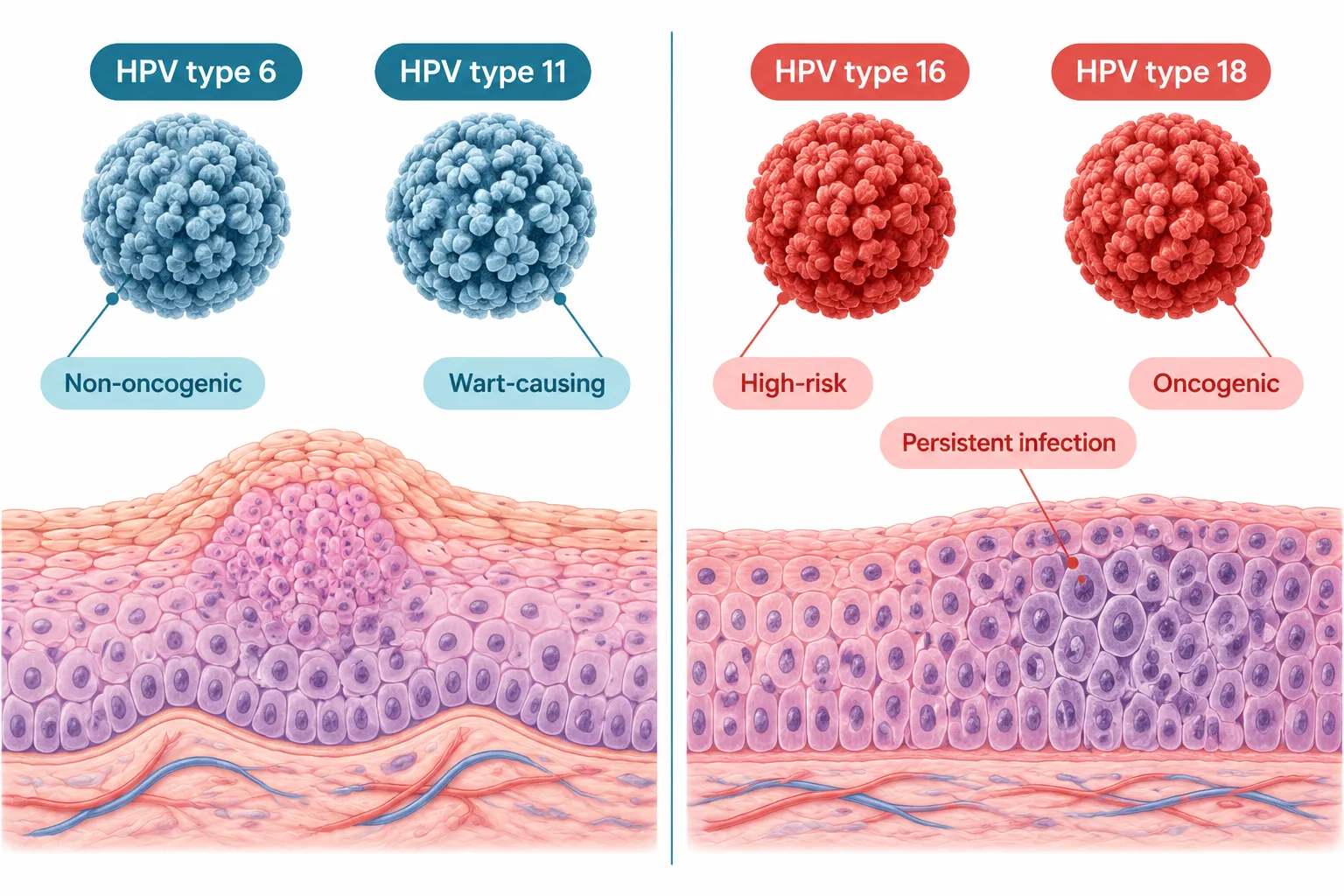 How One Virus Can Cause Genital Warts and Cervical Cancer
