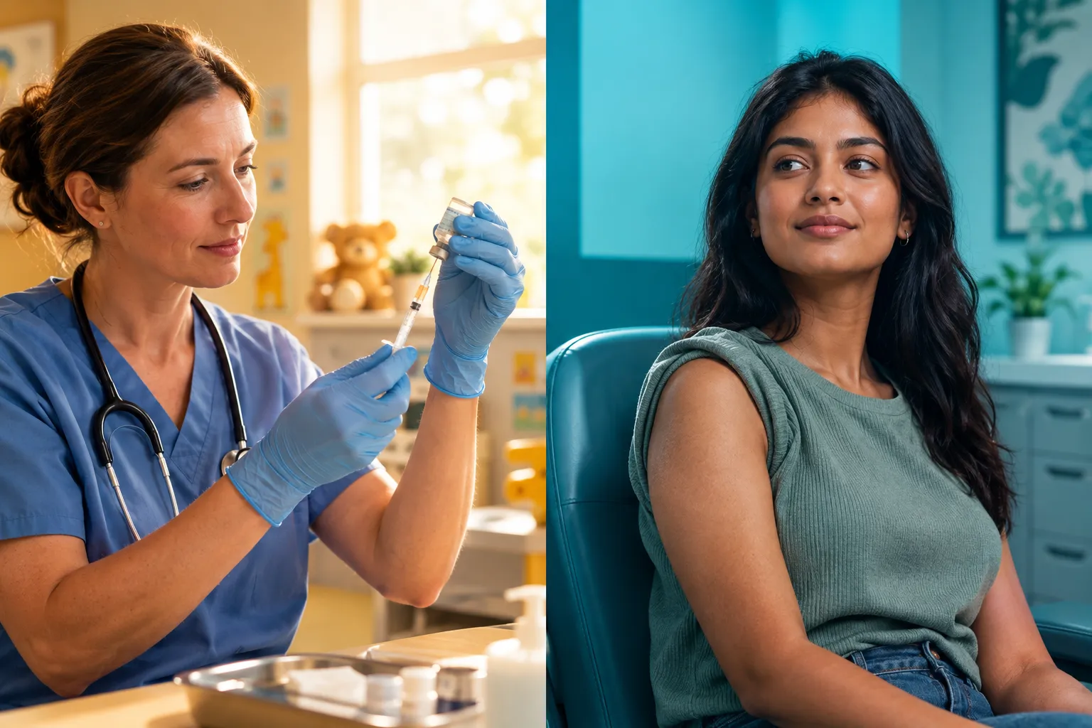 Vaccination Matters Regardless of Transmission Route