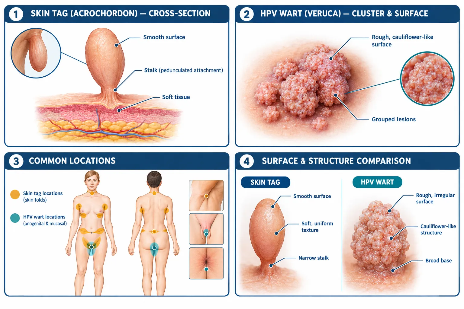 What Are HPV Warts and How Are They Different?