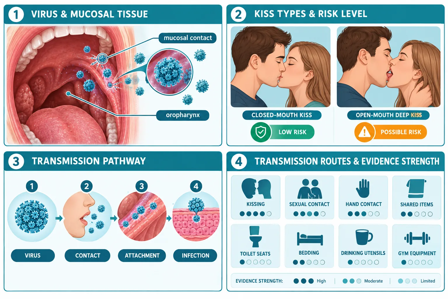 What the Evidence Actually Says About HPV and Kissing