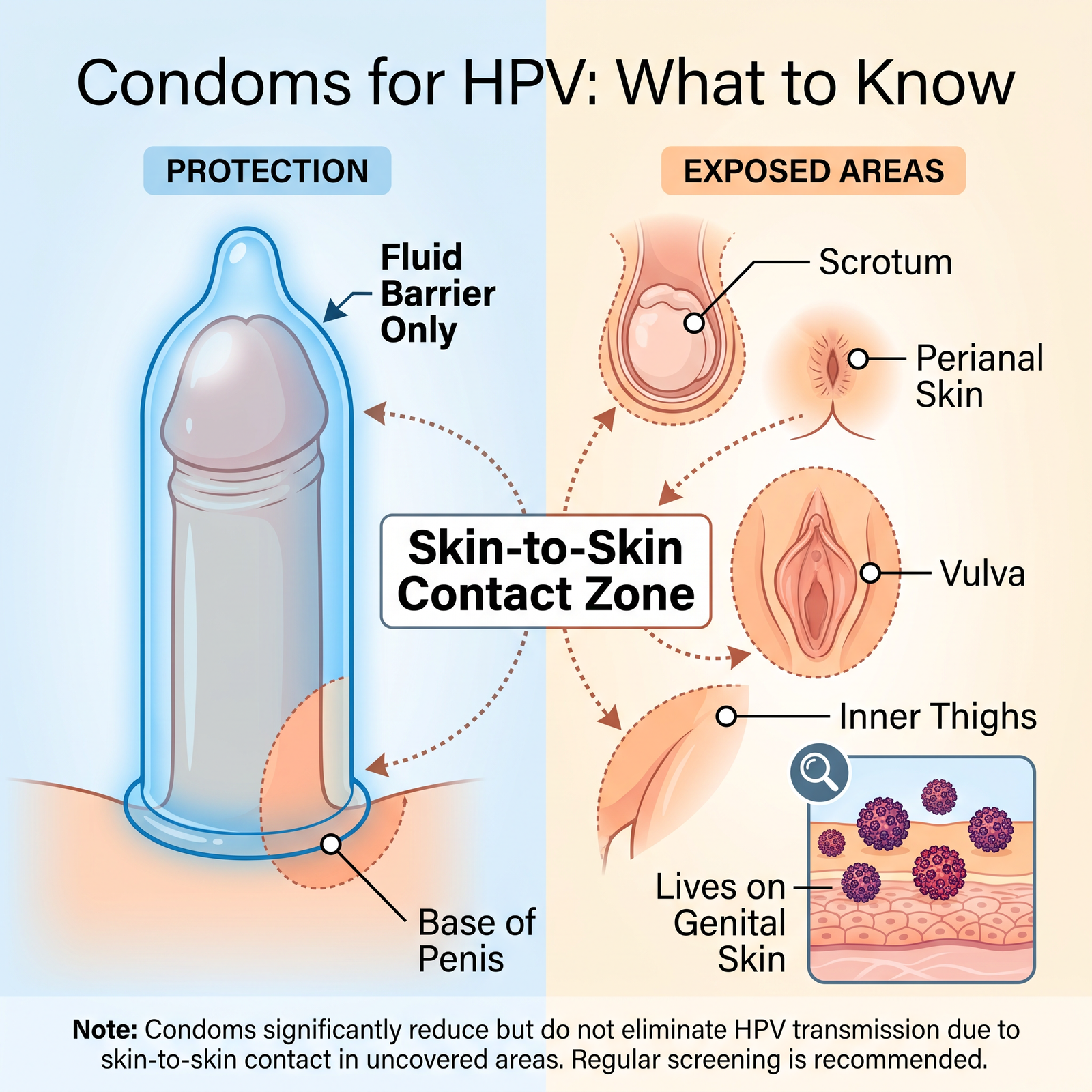 Who's at Higher Risk for HPV Transmission Despite Condom Use