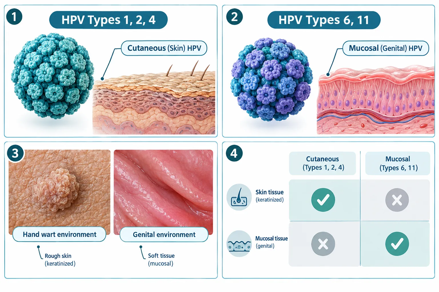 Why Hand Warts and Genital Warts Are Not the Same Thing